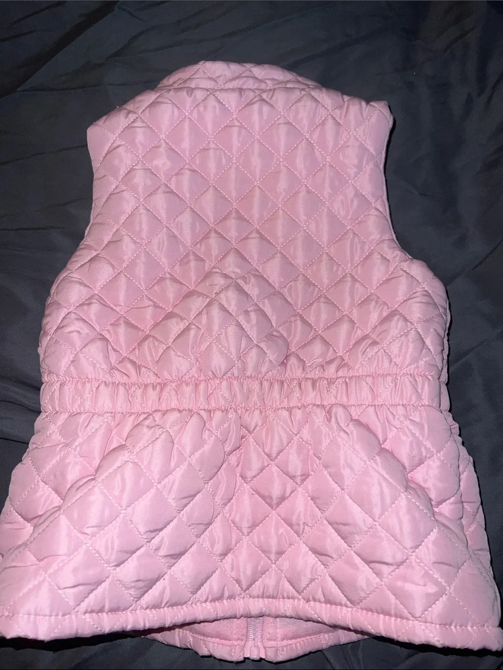 Tommy Hilfiger Kids Pink Quilted Puffer Vest